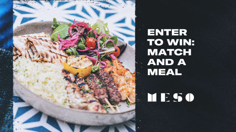 enter to win  A Match & Meal 2020