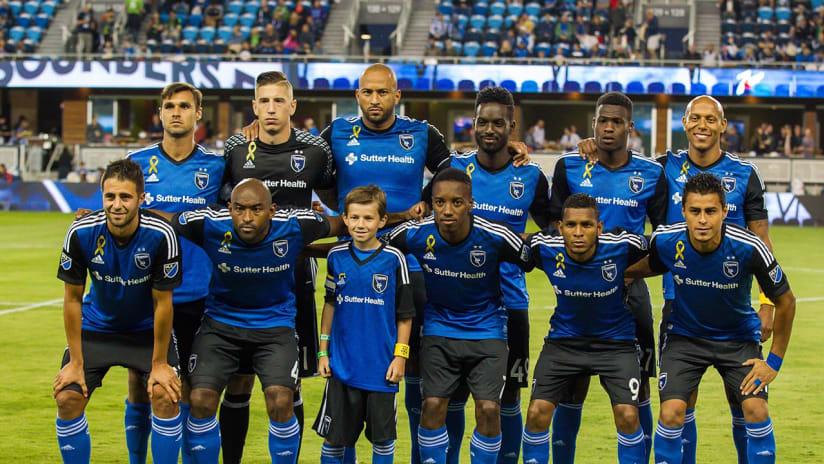Cole Baker - Honorary Captain - San Jose Earthquakes - Child Cancer Awareness Month - 2016