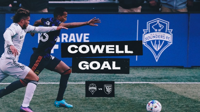 GOAL: CADE COWELL PUTS ONE IN THE BACK OF THE NET for SAN JOSE!