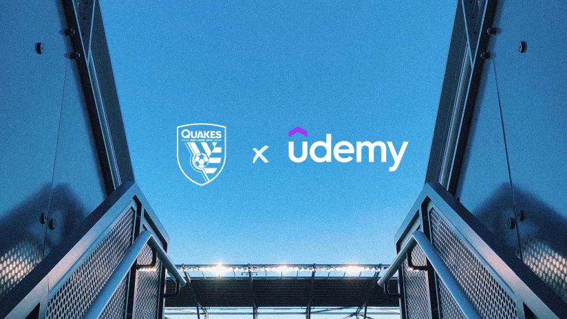 NEWS: Earthquakes Announce Udemy as Official Learning and Skills Partner and Official Training Jersey Partner