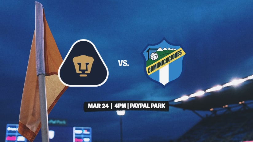 NEWS: International Friendly Between Pumas UNAM and Comunicaciones F.C. Rescheduled for March 24