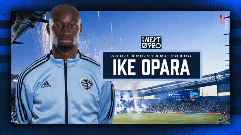 Sporting KC II assistant coach Ike Opara