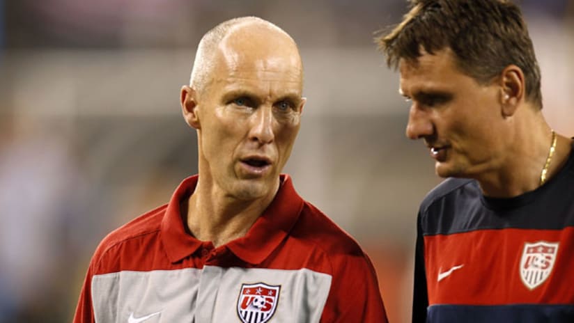 Bob Bradley will discuss his future with the US Soccer Federation following Tuesday's loss to Brazil.