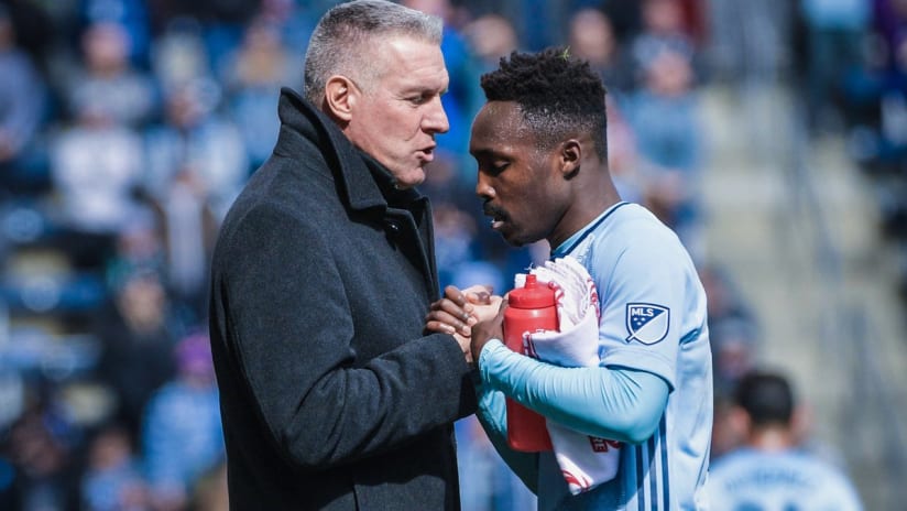 Gerso Fernandes and Peter Vermes - Sporting KC vs. Montreal Impact - March 30, 2019