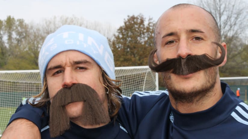 Myers & Collin rep SKC in Movember -