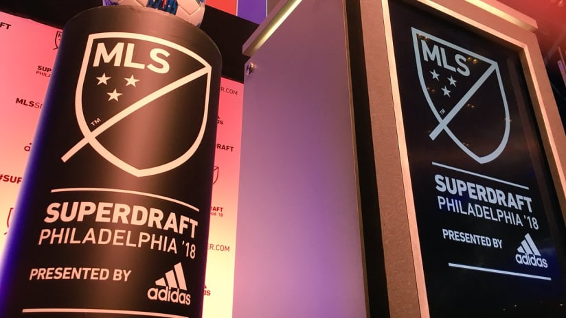 2018 MLS SuperDraft podium