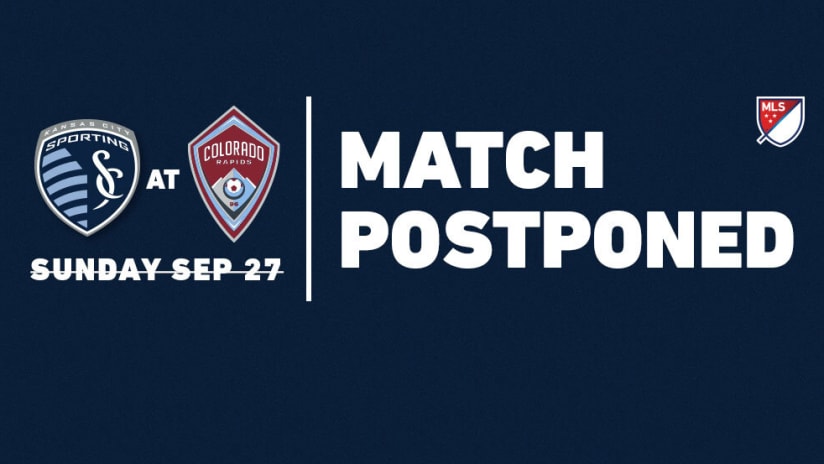 Sporting KC at Colorado Rapids - Match Postponement 1 Across