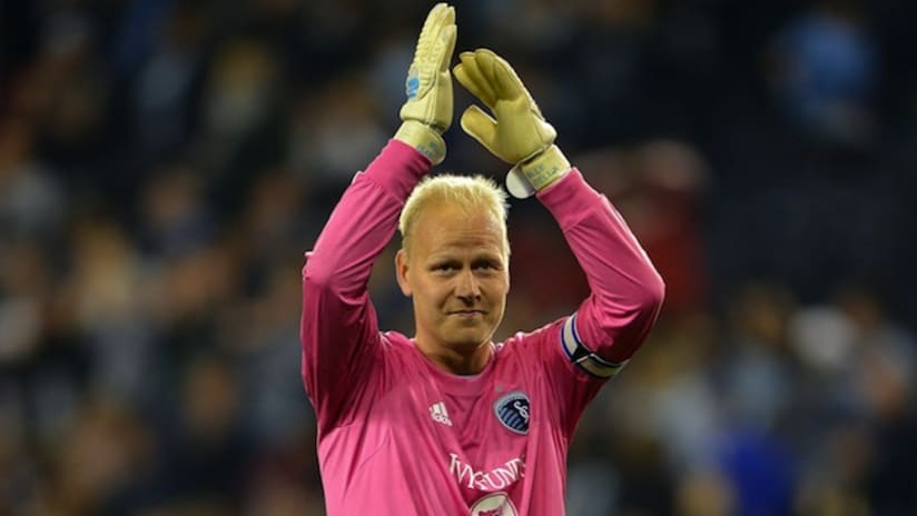 Jimmy Nielsen - Sporting KC vs Montreal Impact - March 30, 2013