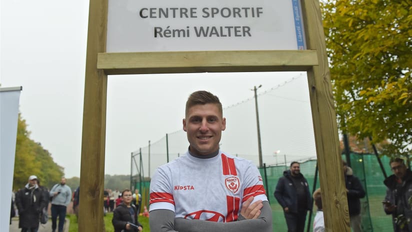 Sporting KC midfielder Remi Walter inaugurates sports complex in hometown of Tomblaine, France