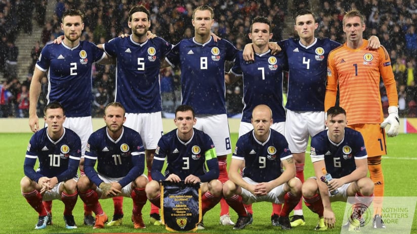 Johnny Russell - Scotland starting XI vs. Albania - Sept. 10, 2018