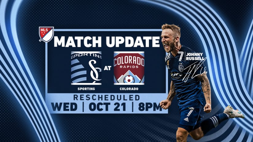 Sporting KC at Colorado Rapids - Rescheduled for Oct. 21