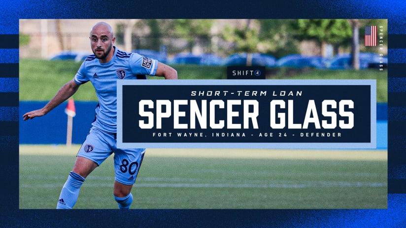 Sporting KC signs Spencer Glass on short-term loan
