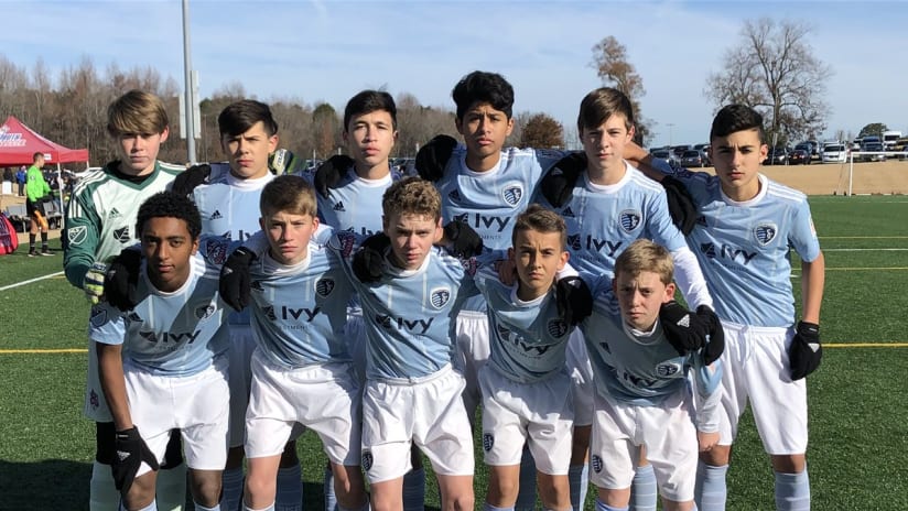 Sporting KC U-14s at USYS National League in Wilson, NC