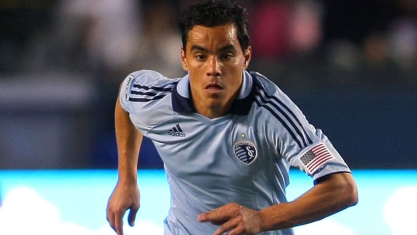 Omar Bravo earned the first MLS Player of the Week award of the 2011 season