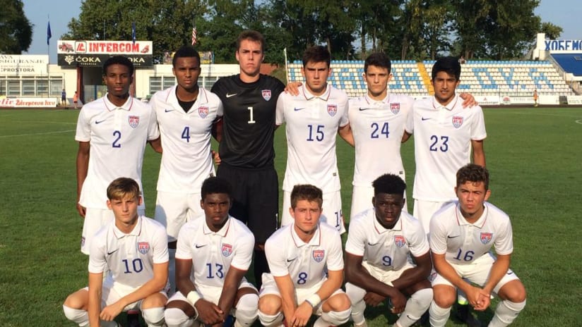 Erik Palmer-Brown starts for US U20's against World Cup champions Serbia -