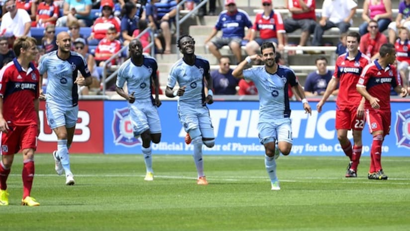 Team - Sporting KC at Chicago Fire - July 7, 2013