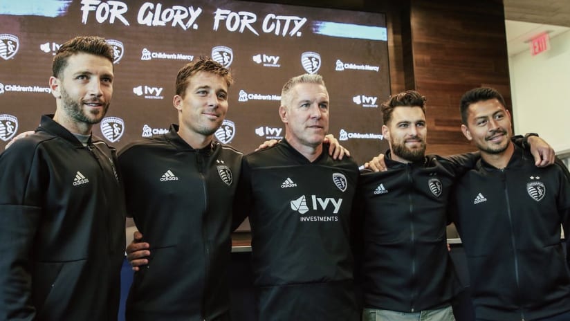 Peter Vermes joins Ilie, Besler, Zusi and Espinoza - Press Conference contract renewal DL