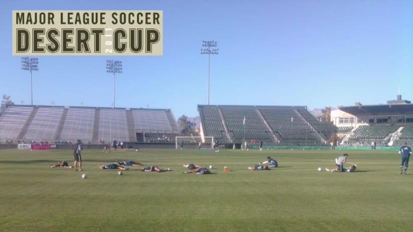 MLS Desert Cup Sporting KC Pre-Game