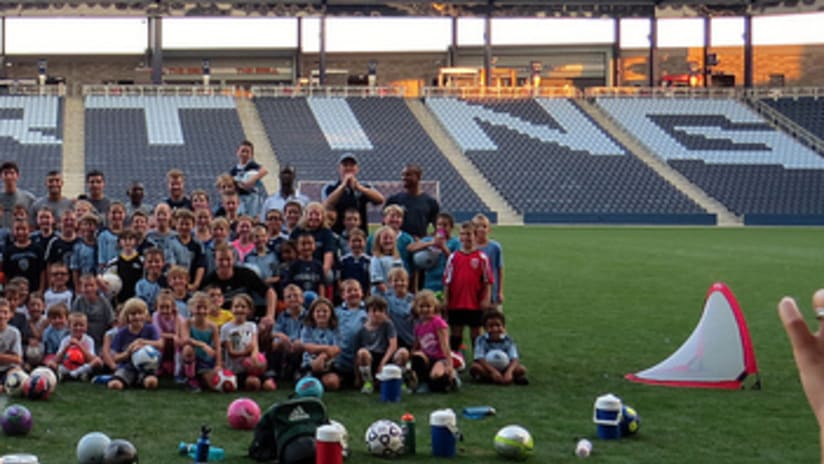 PICS: Victory Project clinic at Sporting Park -
