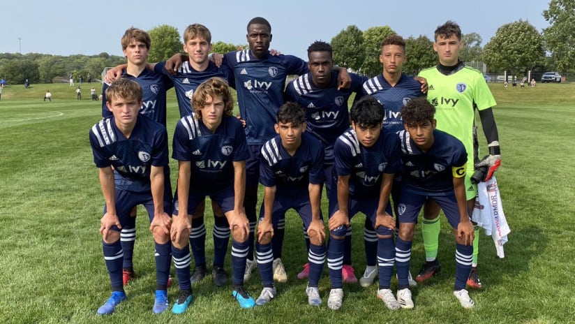 Sporting KC Academy U-19s team photo - Sept. 19, 2020