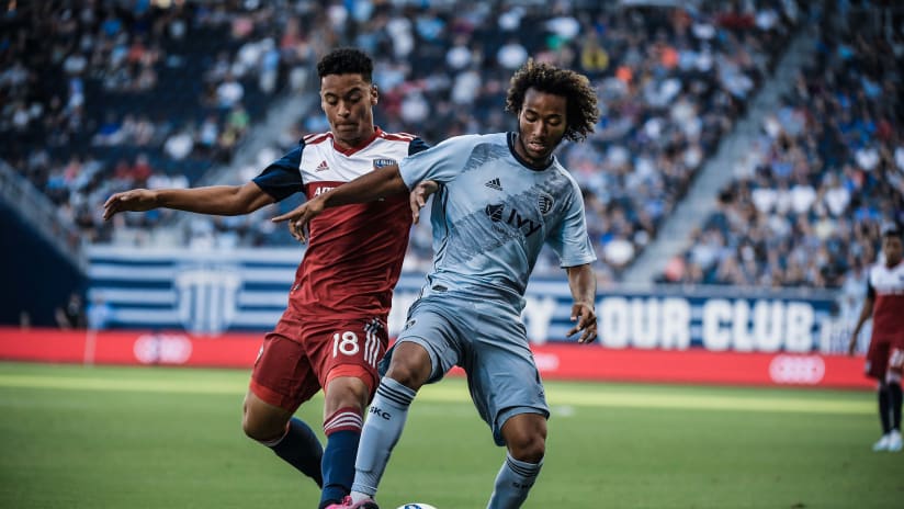 Gianluca Busio on the ball - Sporting KC vs. FC Dallas - July 20, 2019