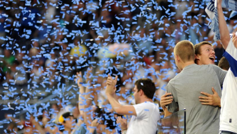 LIVESTRONG Sporting Park confetti