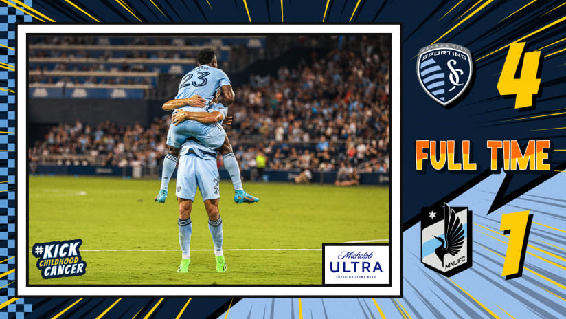 Recap: Willy Agada scores twice in Sporting KC's 4-1 win over Minnesota United FC 