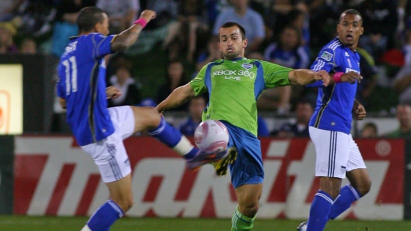 Ryan Smith and Kansas City fell to Seattle 2-1 October 9.