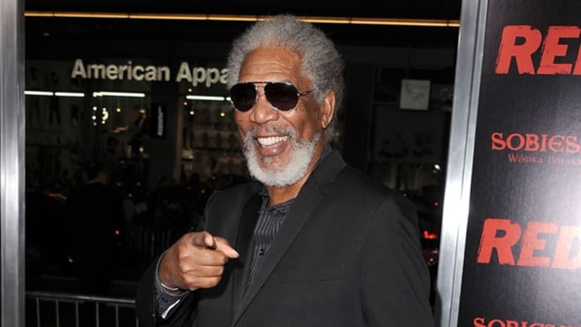 Actor Morgan Freeman will help the USA Bid Committee present to FIFA.