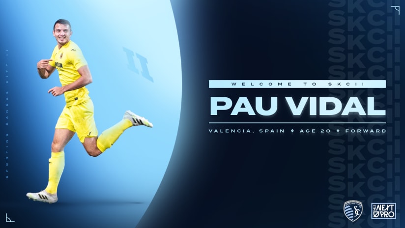 Sporting KC II signs Spanish forward Pau Vidal