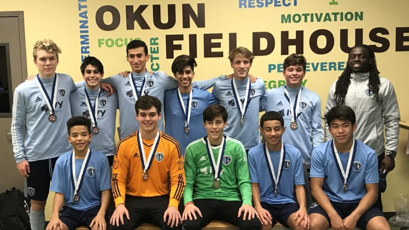 Sporting KC U-17s U.S. Youth Futsal Central Region champions