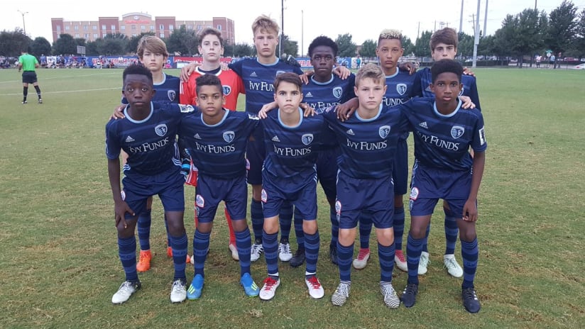 Sporting KC U-14s - semifinals of 2018 USYS National Championships
