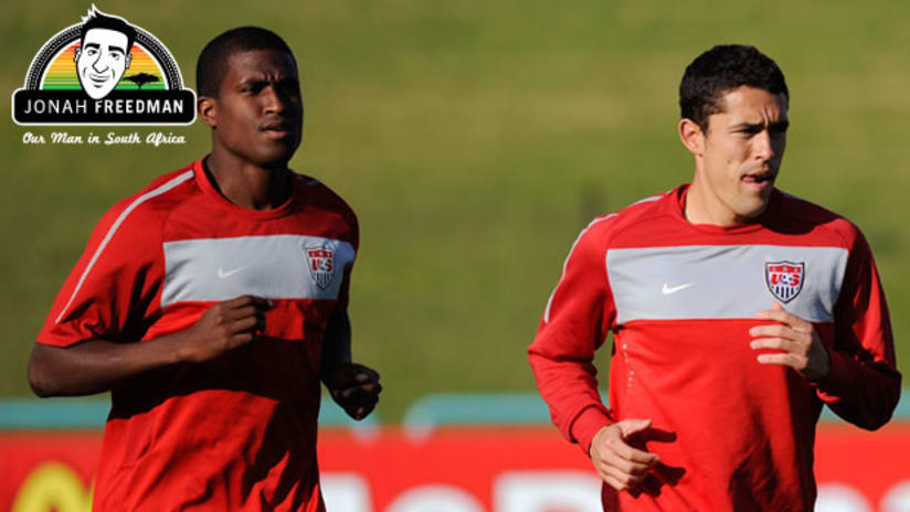 Few expected Edson Buddle (left) or Herculez Gomez to be part of the USMNT picture in South Africa.