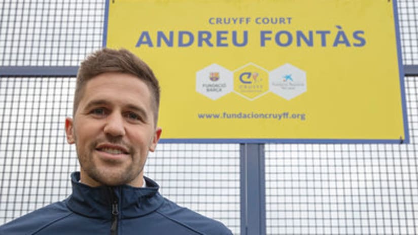 Andreu Fontas - Cruyff Court in Banyoles, Spain - Sporting KC