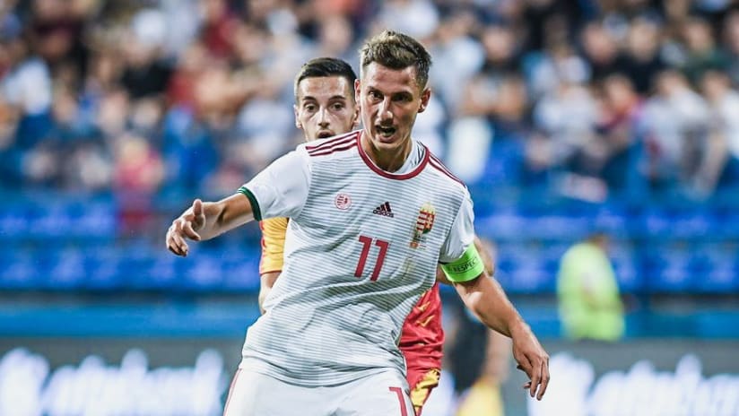 Krisztian Nemeth playing for Hungary - Sept. 5, 2019