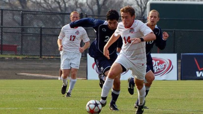 Sam Scales played college soccer at Ohio State with
