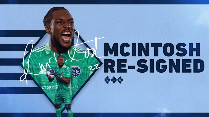 Sporting KC re-signs Kendall McIntosh