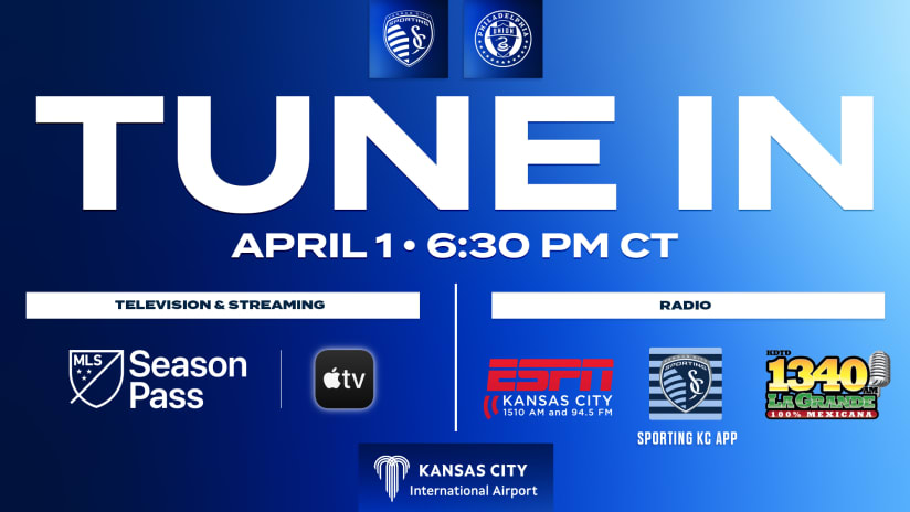 TUNE IN: Watch PHIvSKC live at 6:30 p.m. CT on Saturday on the Apple TV app