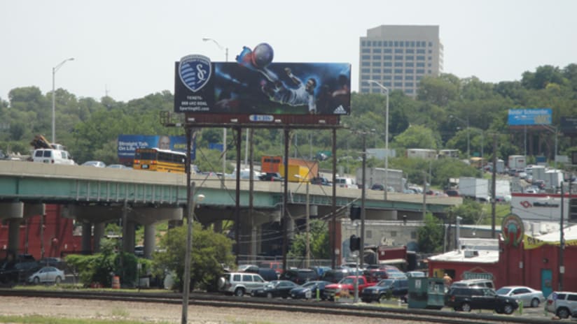 Kei Kamara billboard up on I-35 -