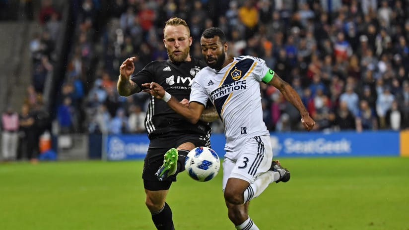 Johnny Russell and Ashley Cole - Sporting KC vs. LA Galaxy - Oct. 6, 2018