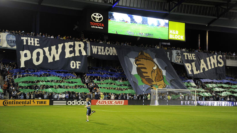 Sporting KC - The Power of the Plains Tifo - March 12, 2016