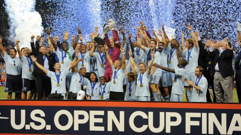 US Open Cup 2012 - Trophy Presentation and Confetti
