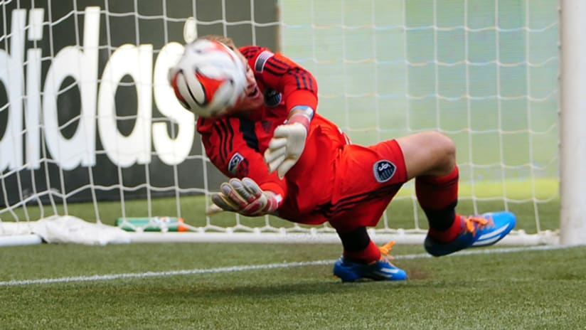 Jon Kempin penalty kick save vs. Vancouver Whitecaps FC - August 10, 2014