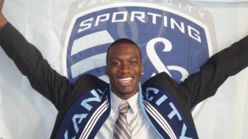 1st round pick C.J. Sapong is excited to represent Sporting.