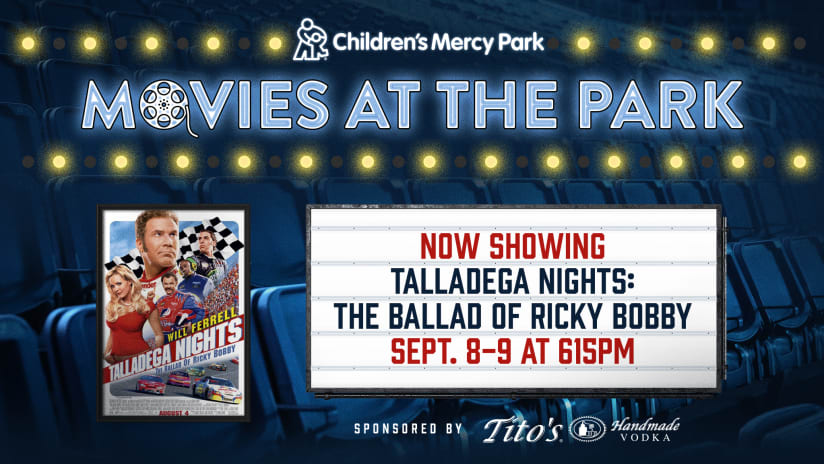 Movies at the Park: Sporting Club Special Events to show Talladega Nights on Sept. 8 and 9 