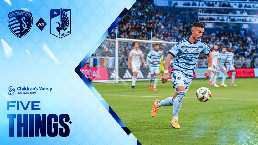 Five Things presented by Children’s Mercy Kansas City: Sporting set for first road game in April with visit to Minnesota United | April 27, 2024