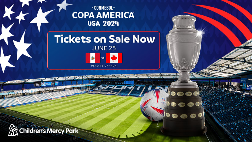 Children's Mercy Park to host Canada versus Peru in Copa America 2024 group stage on June 25
