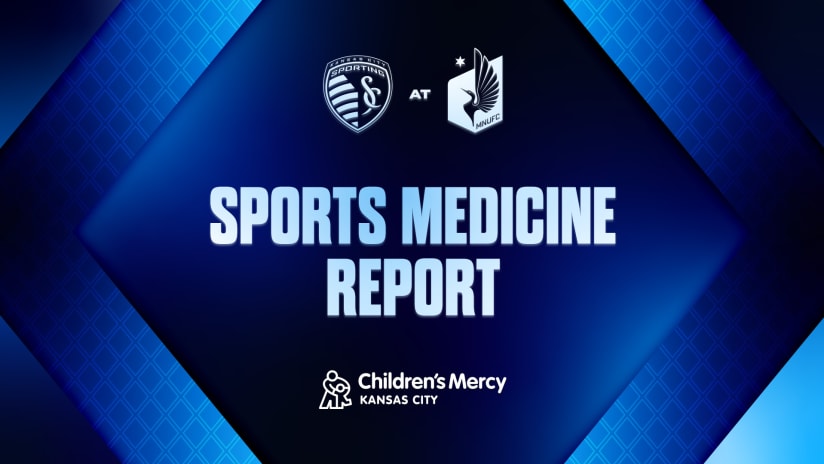 Sports Medicine Report: One player questionable as Sporting heads north to take on Minnesota | April 27, 2024