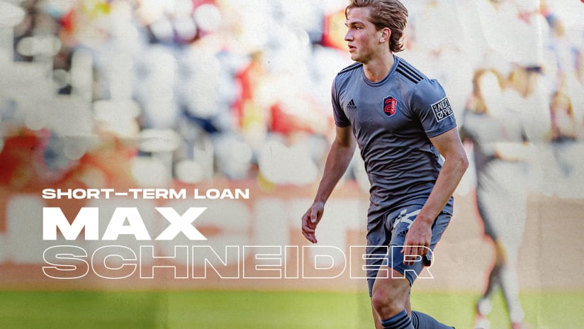 St. Louis CITY SC Signs Max Schneider on Short-Term Loan Agreement From St Louis CITY2