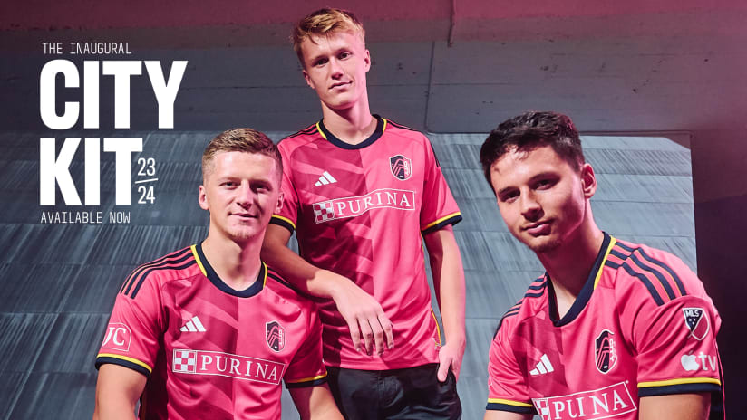 A Tribute to St. Louis: St. Louis CITY SC Unveils the Club’s Inaugural Home Kit 